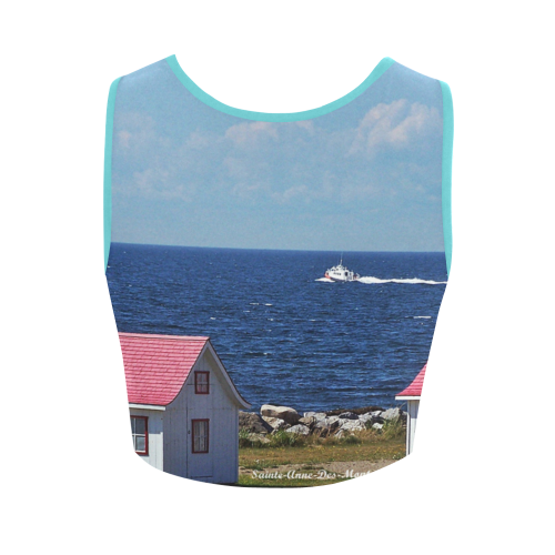 Sea Excursion Women's Crop Top (Model T42)