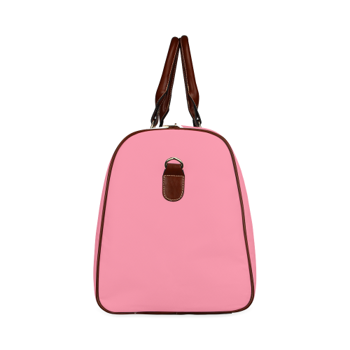 Bubblegum Color Accent Waterproof Travel Bag/Small (Model 1639)