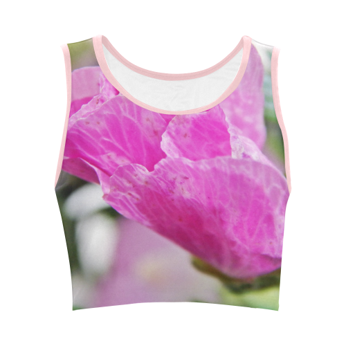 Musk Mallow Women's Crop Top (Model T42)