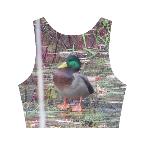 Mallard Drake Women's Crop Top (Model T42)