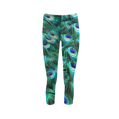 Peacock Power Capri Legging (Model L02)