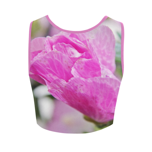 Musk Mallow Women's Crop Top (Model T42)