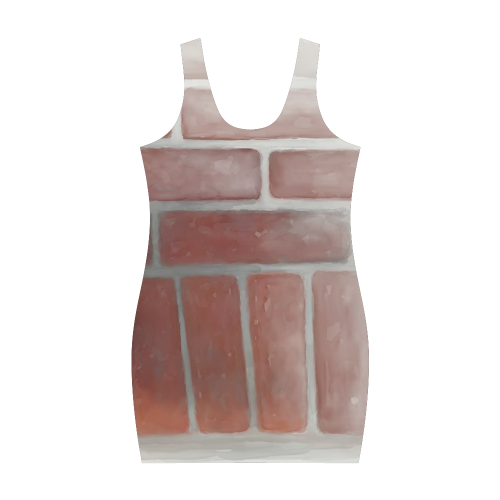 Red Brick Medea Vest Dress (Model D06)