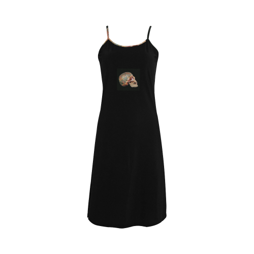 Colored Human Skull Alcestis Slip Dress (Model D05)