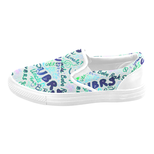 CUSTOM UBRS Women's Unusual Slip-on Canvas Shoes (Model 019)