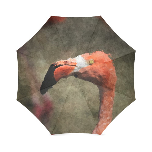 animal art studio 26516 flamingo Foldable Umbrella (Model U01)
