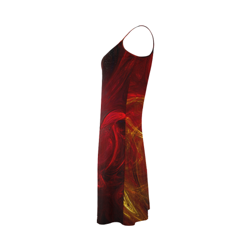 Red Firebird Phoenix Alcestis Slip Dress (Model D05)