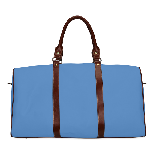 Palace Blue Color Accent Waterproof Travel Bag/Small (Model 1639)