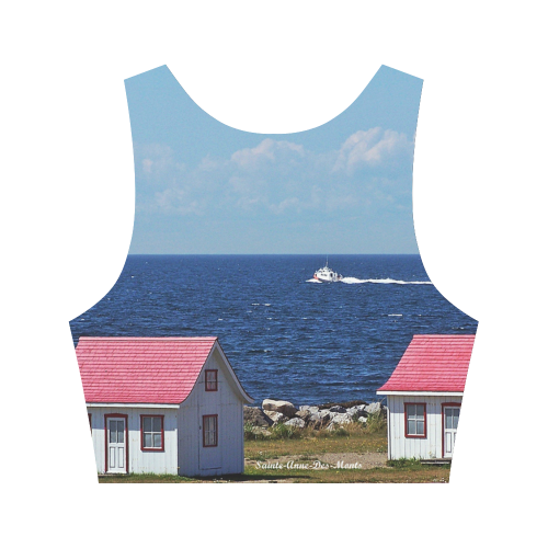 Sea Excursion Women's Crop Top (Model T42)