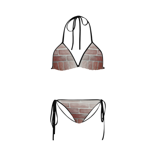 Red Brick Custom Bikini Swimsuit