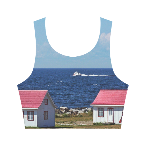 Sea Excursion Women's Crop Top (Model T42)