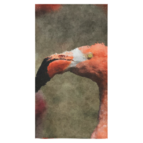 animal art studio 26516 flamingo Bath Towel 30"x56"