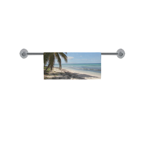 Isla Saona Caribbean Paradise Beach Square Towel 13“x13”