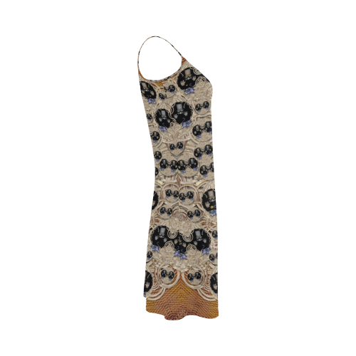 big cats and kittens in the night Alcestis Slip Dress (Model D05)