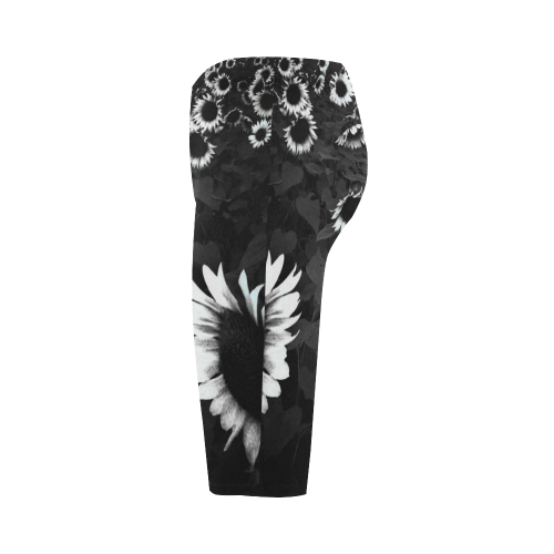 SUNFLOWERS 2 Hestia Cropped Leggings (Model L03)