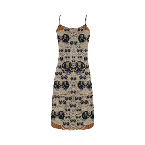 big cats and kittens in the night Alcestis Slip Dress (Model D05)