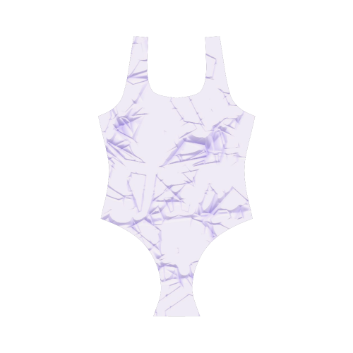 Thorny abstract,super soft Vest One Piece Swimsuit (Model S04)