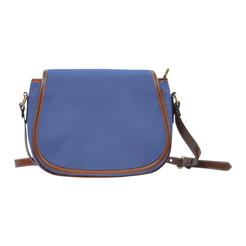 Deep Ultramarine Color Accent Saddle Bag/Large (Model 1649)