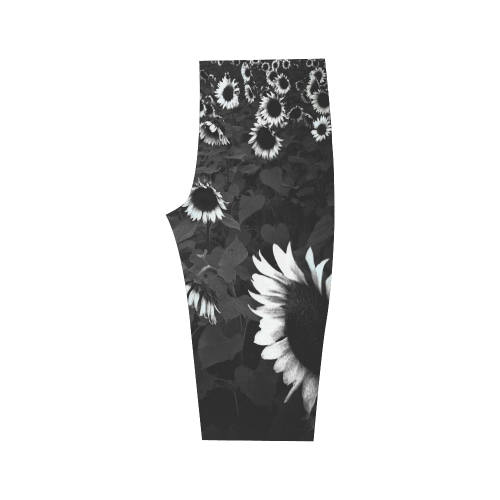 SUNFLOWERS 2 Hestia Cropped Leggings (Model L03)