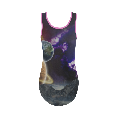 Strange Galaxy Vest One Piece Swimsuit (Model S04)