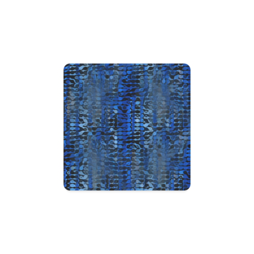 Blue Reflector Square Coaster