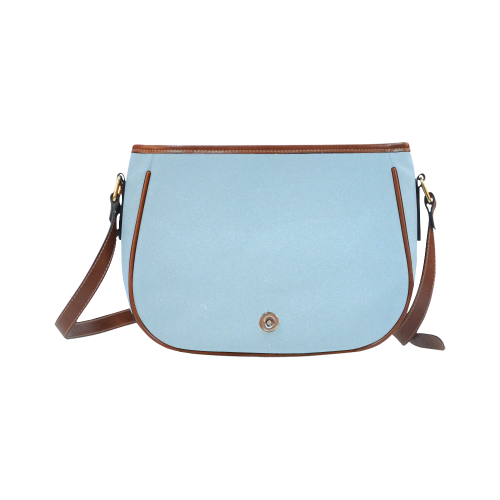 Aquamarine Color Accent Saddle Bag/Large (Model 1649)