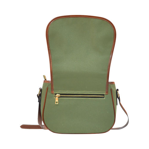Cedar Green Color Accent Saddle Bag/Large (Model 1649)