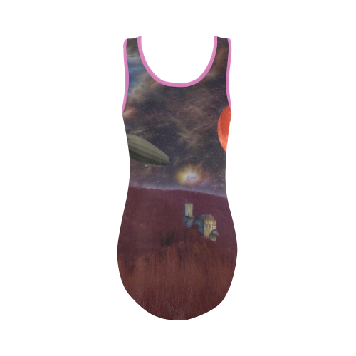 Night Flyer Vest One Piece Swimsuit (Model S04)