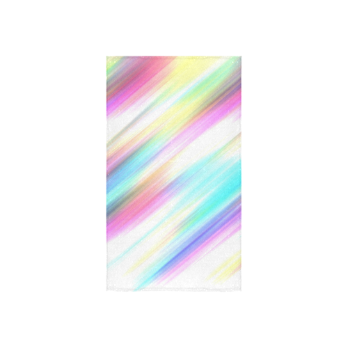 Rainbow Stripe Abstract Custom Towel 16"x28"