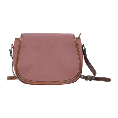 Marsala Color Accent Saddle Bag/Large (Model 1649)