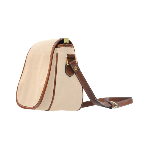 Apricot Illusion Color Accent Saddle Bag/Large (Model 1649)