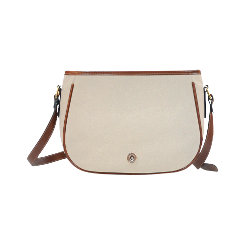 Frosted Almond Color Accent Saddle Bag/Large (Model 1649)