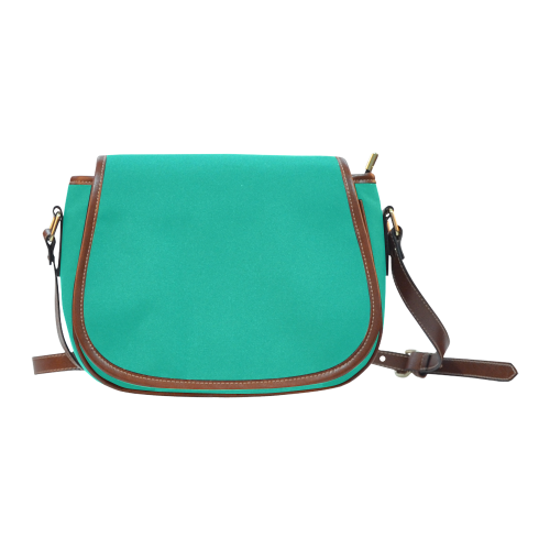 Peacock Green Color Accent Saddle Bag/Large (Model 1649)