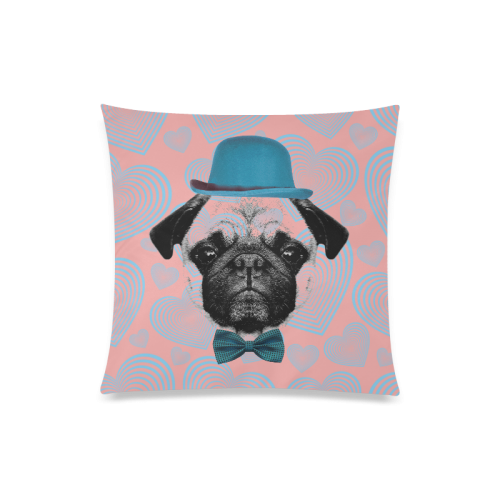 DOGS PUPPY Custom Zippered Pillow Case 20"x20"(Twin Sides)