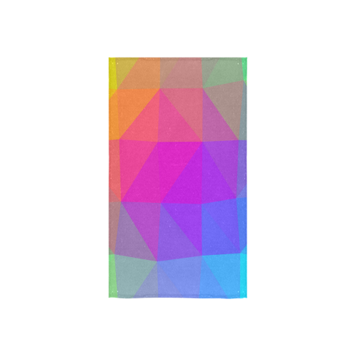 Triangle Rainbow Abstract Custom Towel 16"x28"