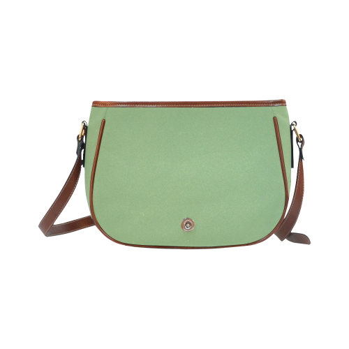 Green Tea Color Accent Saddle Bag/Large (Model 1649)