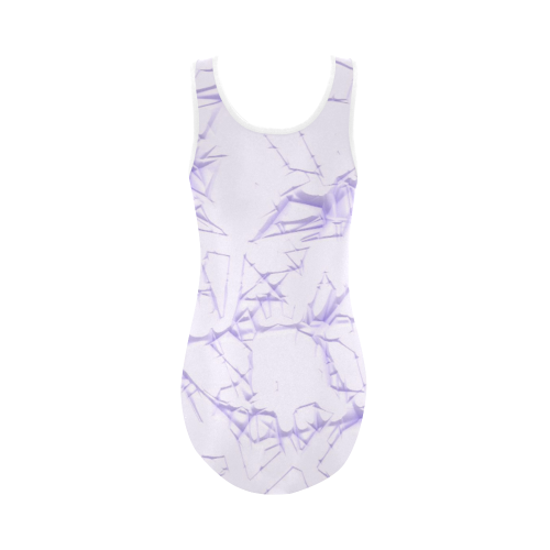 Thorny abstract,super soft Vest One Piece Swimsuit (Model S04)