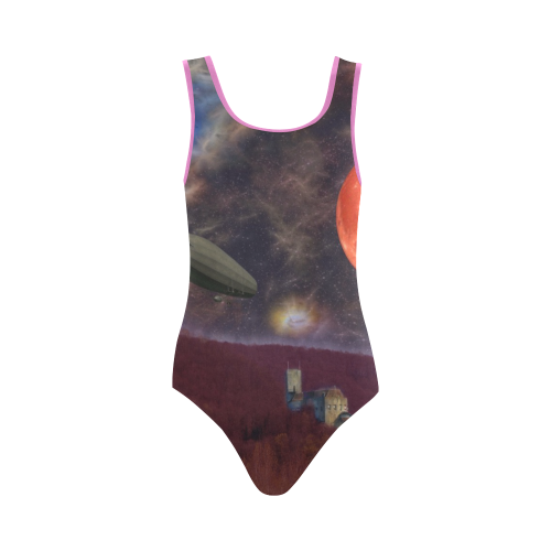 Night Flyer Vest One Piece Swimsuit (Model S04)