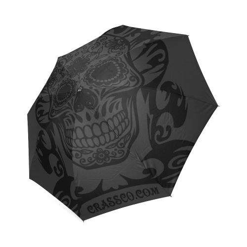 SKULL FILIGRAN Foldable Umbrella (Model U01)