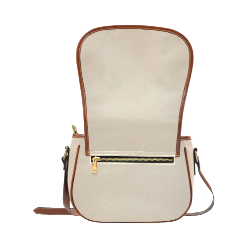 Frosted Almond Color Accent Saddle Bag/Large (Model 1649)