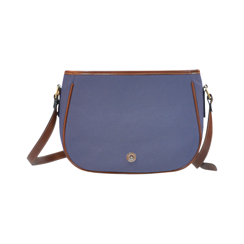 Deep Cobalt Color Accent Saddle Bag/Large (Model 1649)