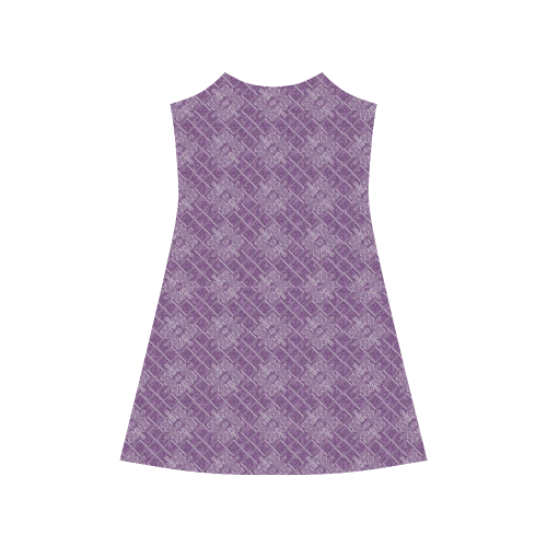 Lilac Jacuard Alcestis Slip Dress (Model D05)