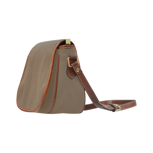 Sepia Color Accent Saddle Bag/Large (Model 1649)