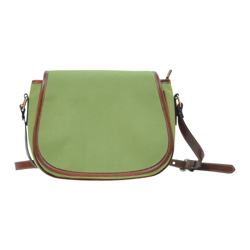 Peridot Color Accent Saddle Bag/Large (Model 1649)