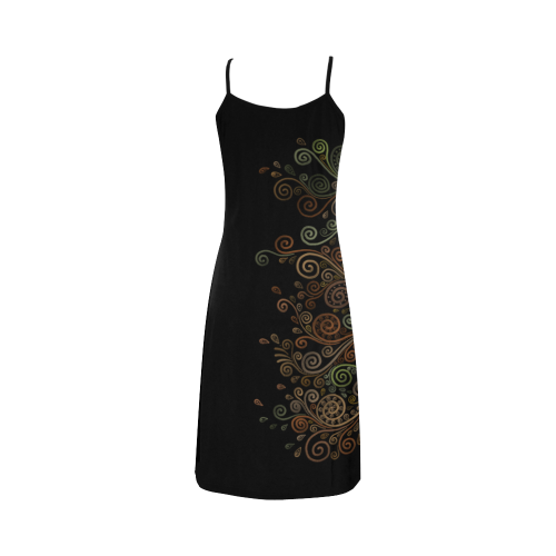 Psychedelic, half Alcestis Slip Dress (Model D05)