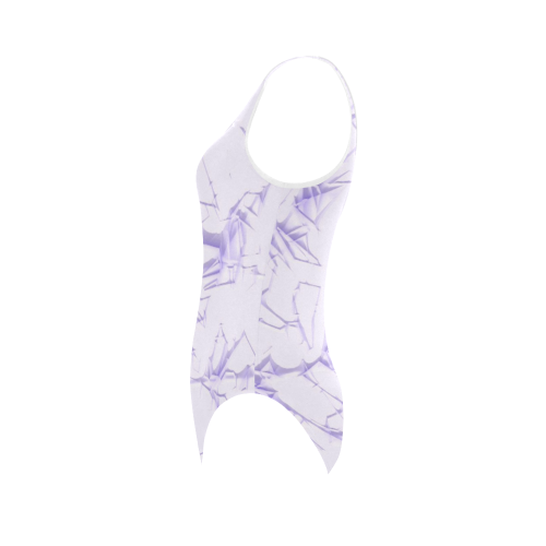 Thorny abstract,super soft Vest One Piece Swimsuit (Model S04)