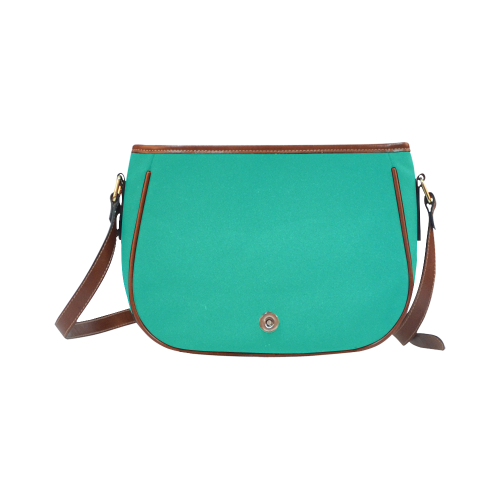 Peacock Green Color Accent Saddle Bag/Large (Model 1649)