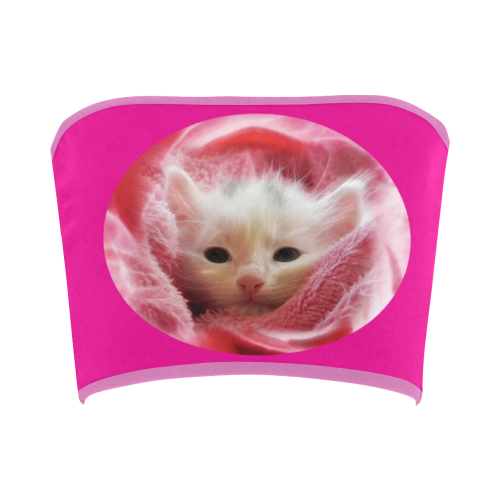 Kitty Loves Pink Bandeau Top