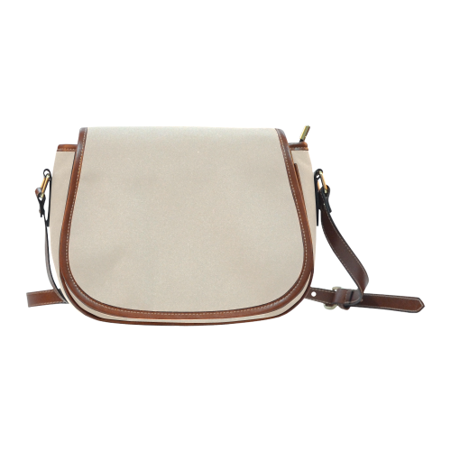 Frosted Almond Color Accent Saddle Bag/Large (Model 1649)