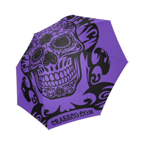 SKULL FILIGRAN Foldable Umbrella (Model U01)